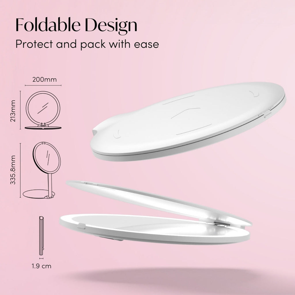 Abigail LED Travel Mirror