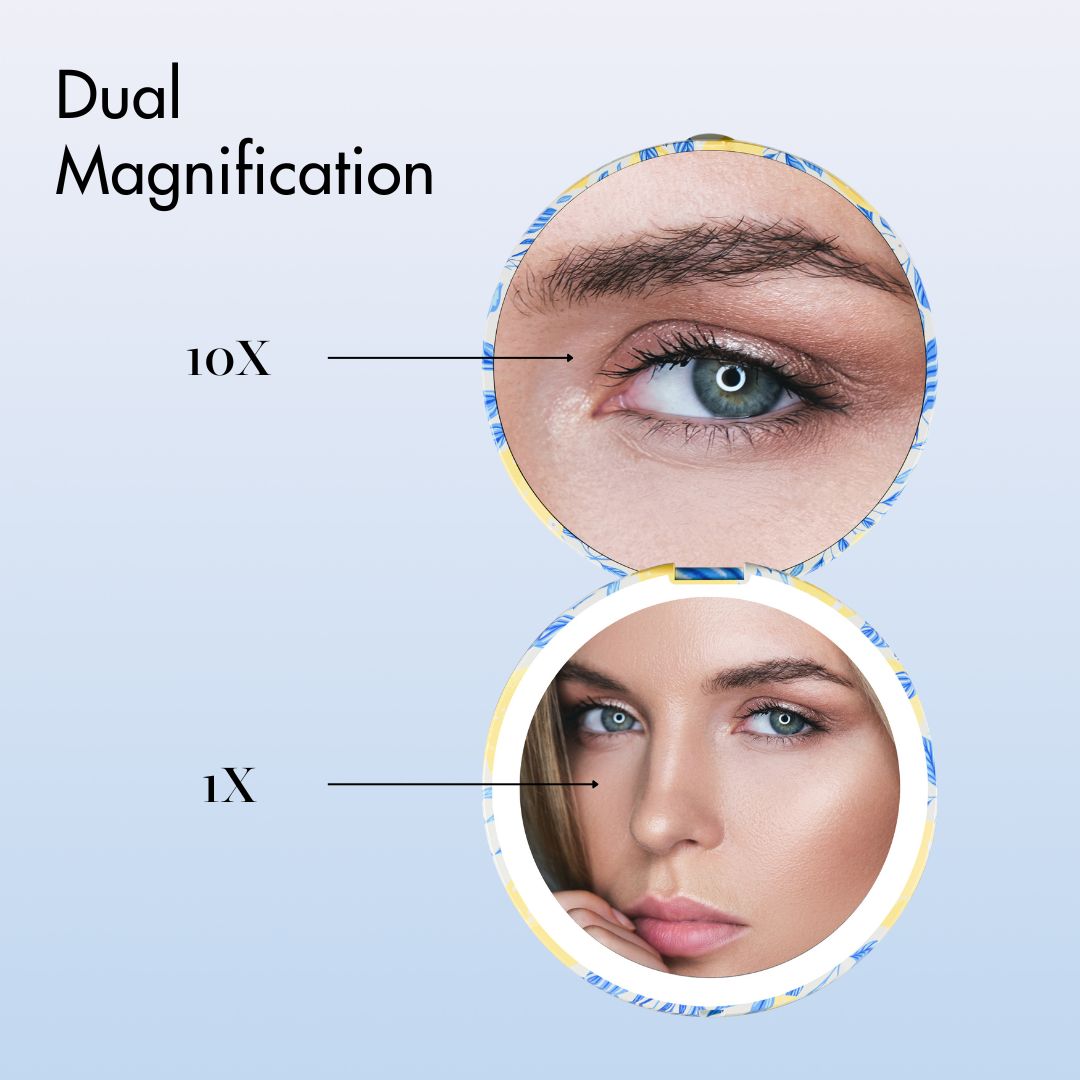 Mini Taylor LED Compact Mirror | Mediterranean Coast