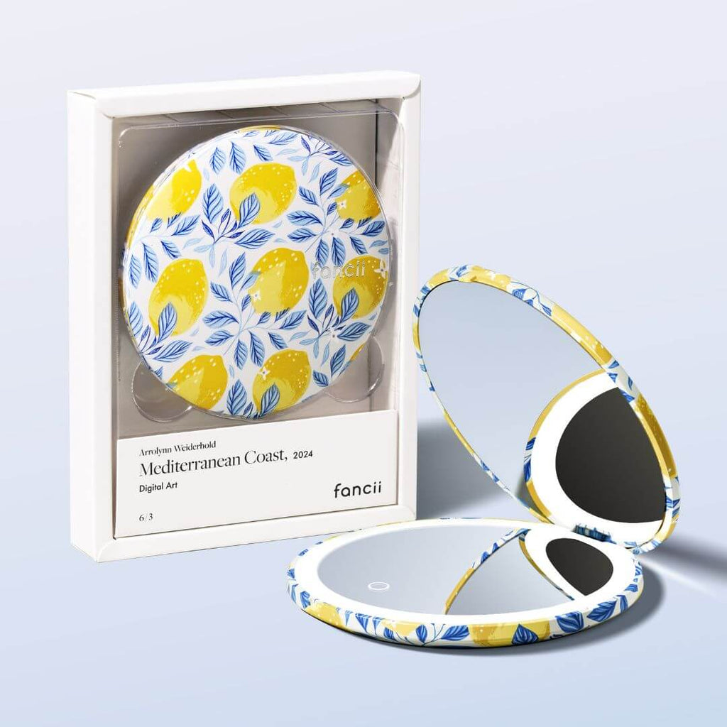 Mini Taylor LED Compact Mirror | Mediterranean Coast