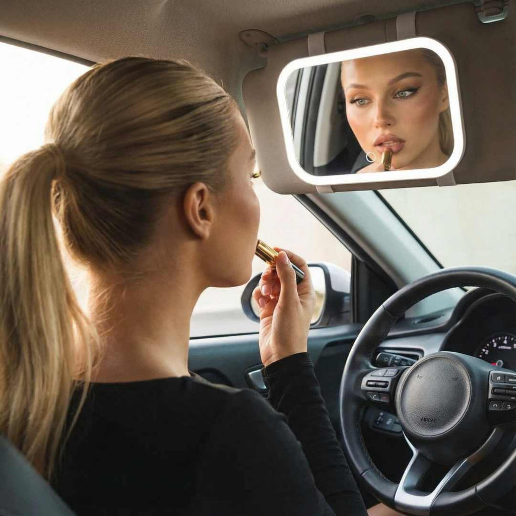 Juni 2 Lighted Car Visor Mirror