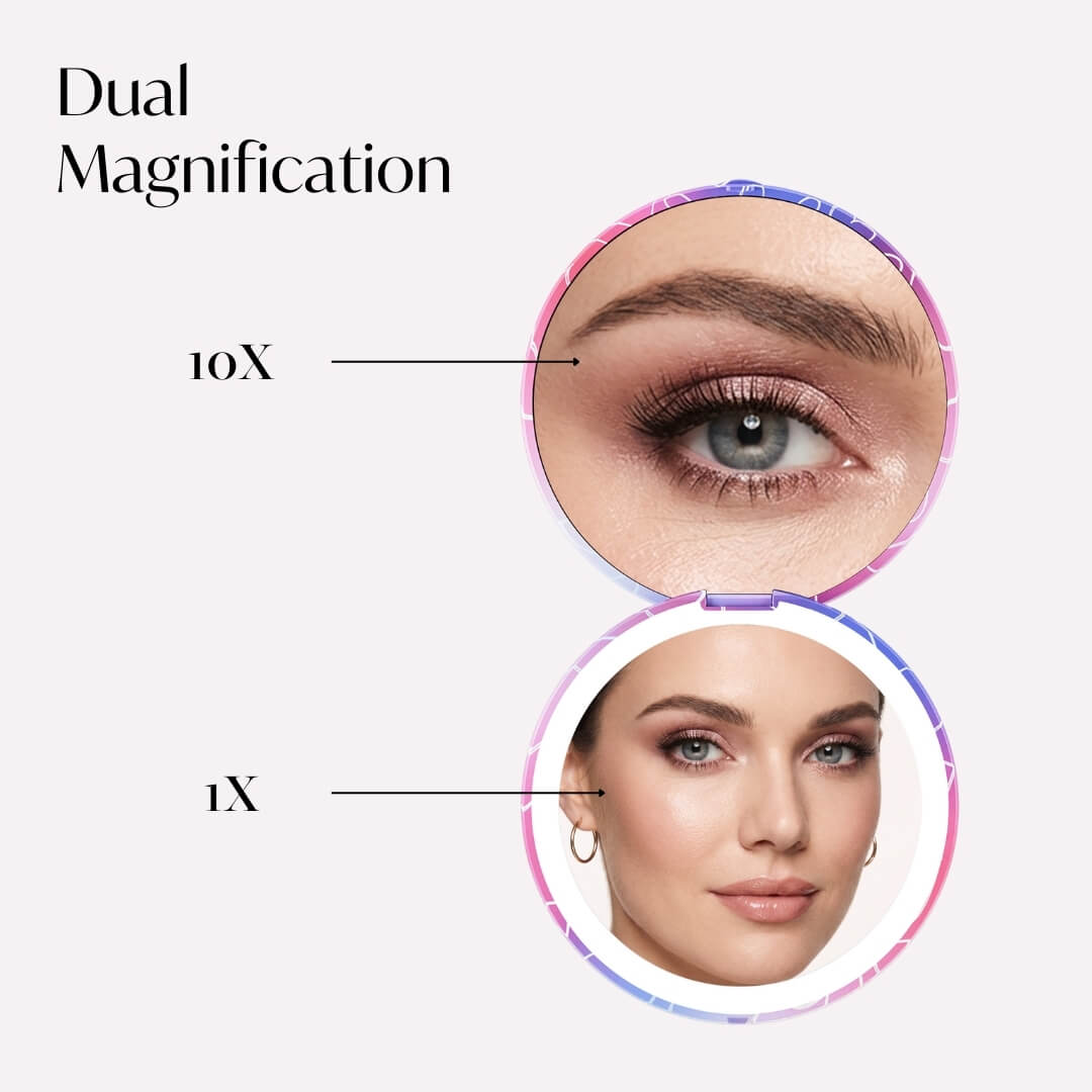 Mini Taylor LED Compact Mirror