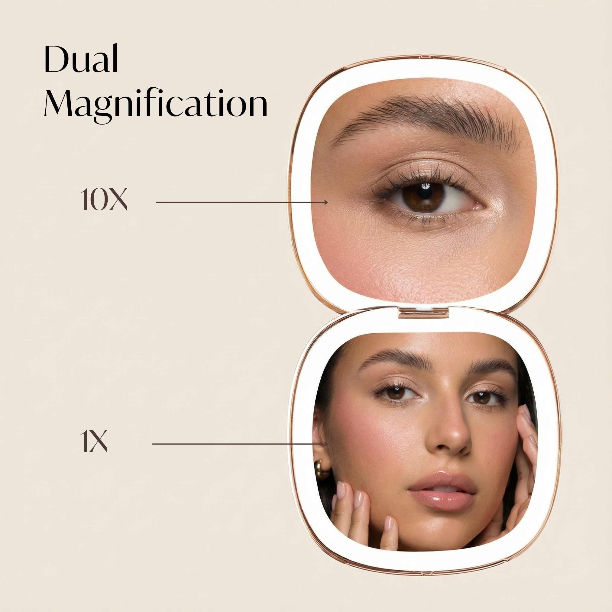 Mila 2 LED Compact Mirror