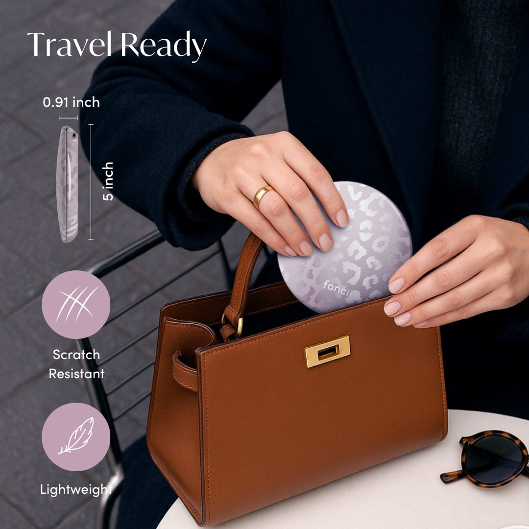 Taylor LED Compact Mirror | Cosmic Leopard