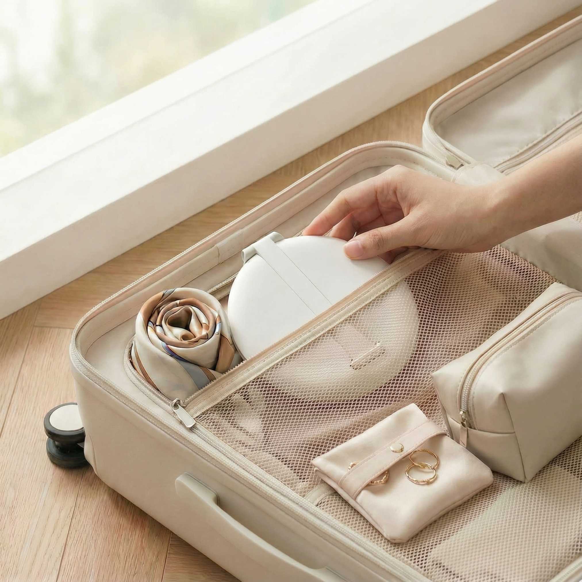 Abigail LED Travel Mirror