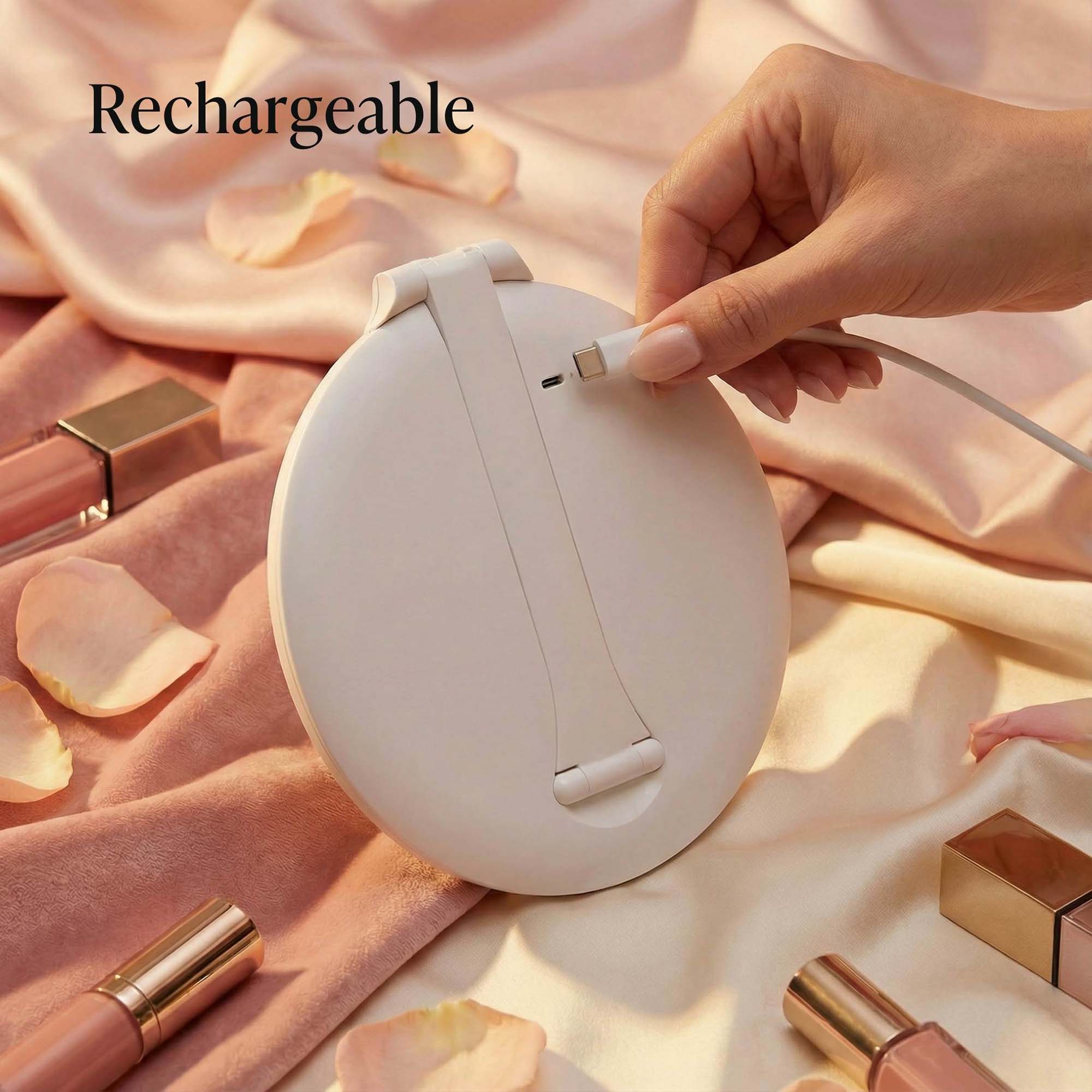 Abigail LED Travel Mirror