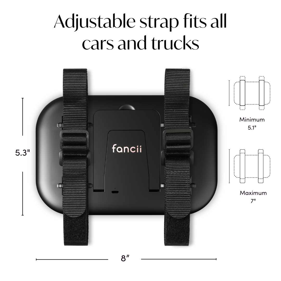Juni 2 Lighted Car Visor Mirror