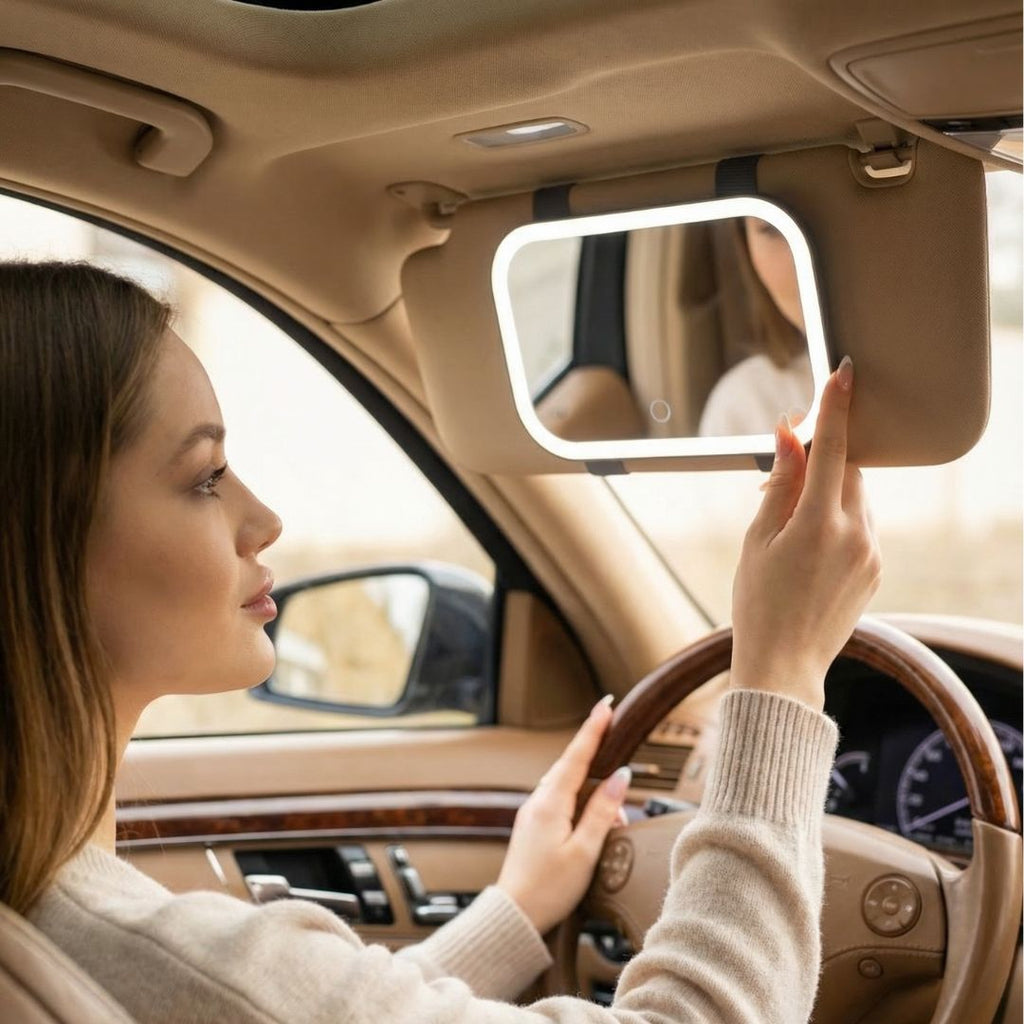 Juni 2 Lighted Car Visor Mirror