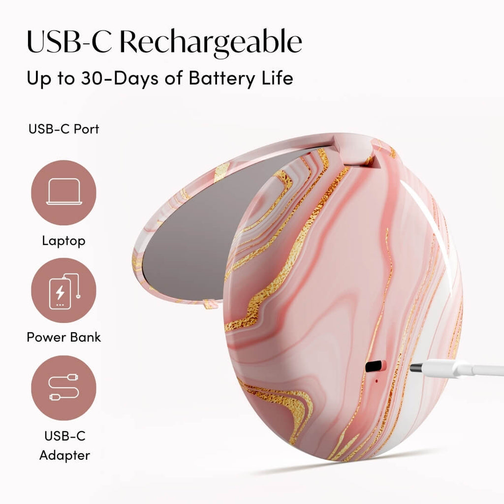 Mini Taylor LED Compact Mirror