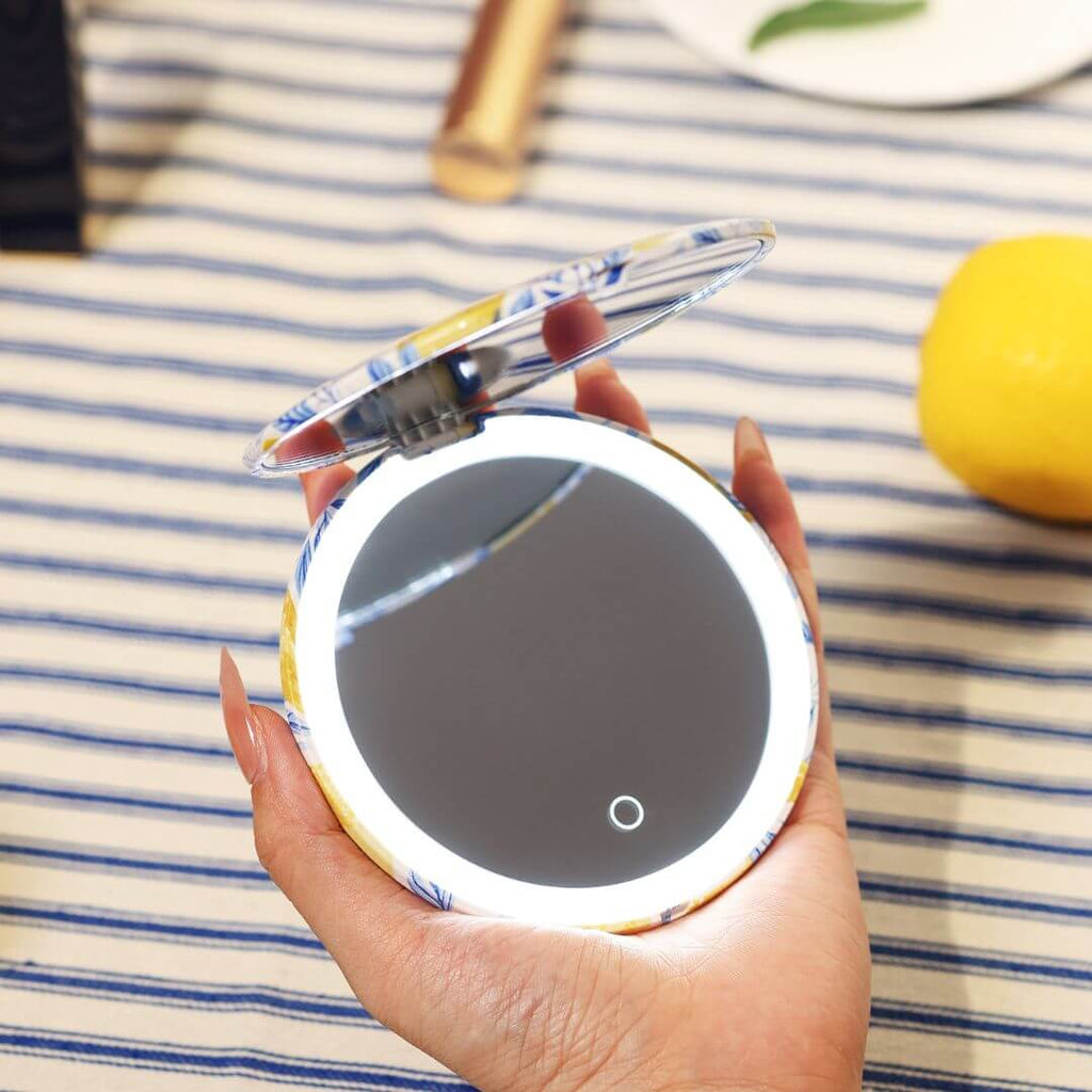Mini Taylor LED Compact Mirror | Mediterranean Coast