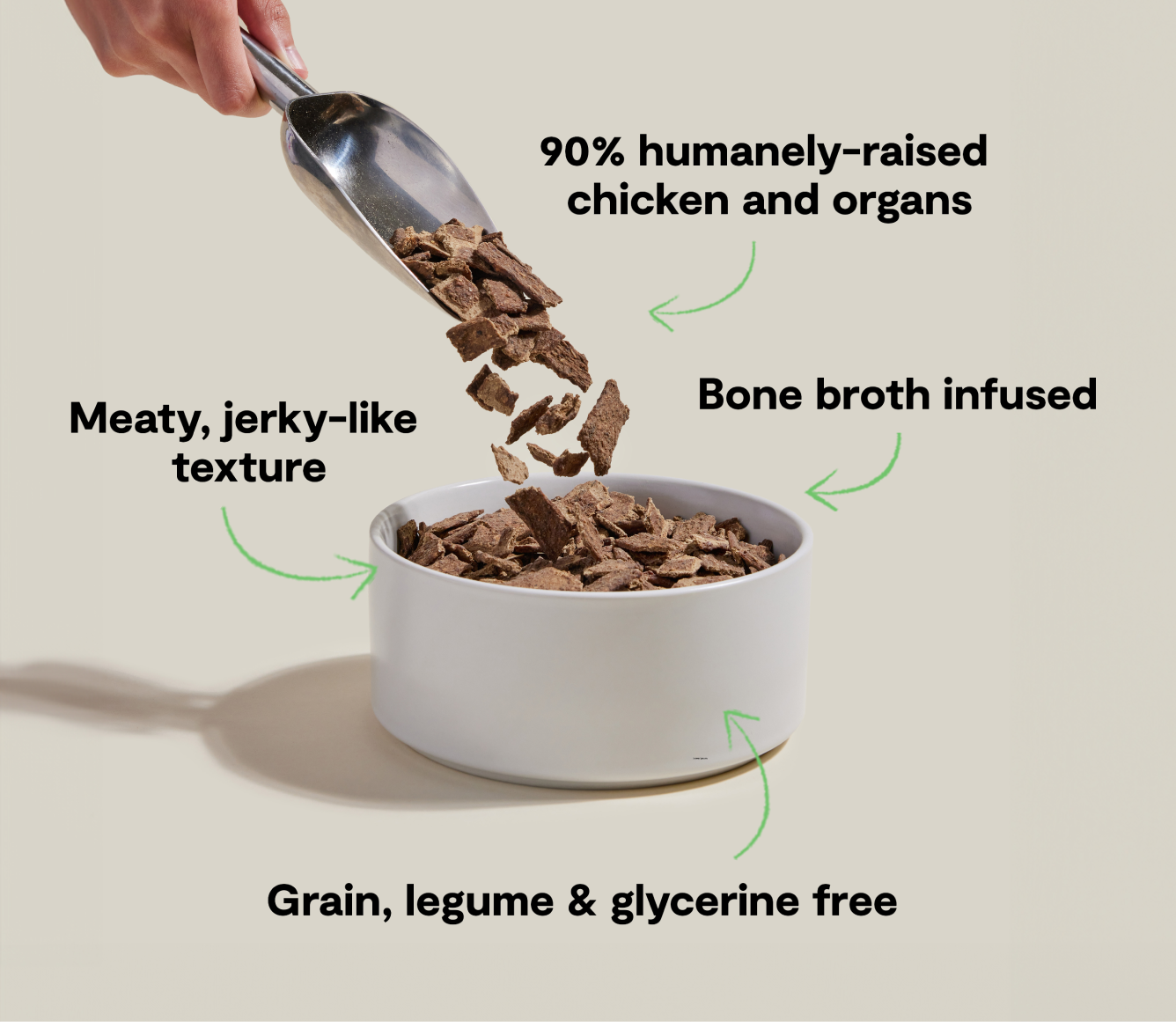 Recette de poulet séché à l'air Harvest pour chiens