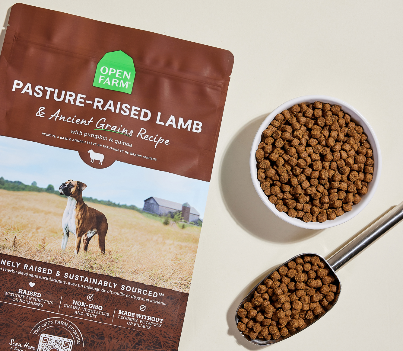 Pasture-Raised Lamb & Ancient Grains Dog Kibble