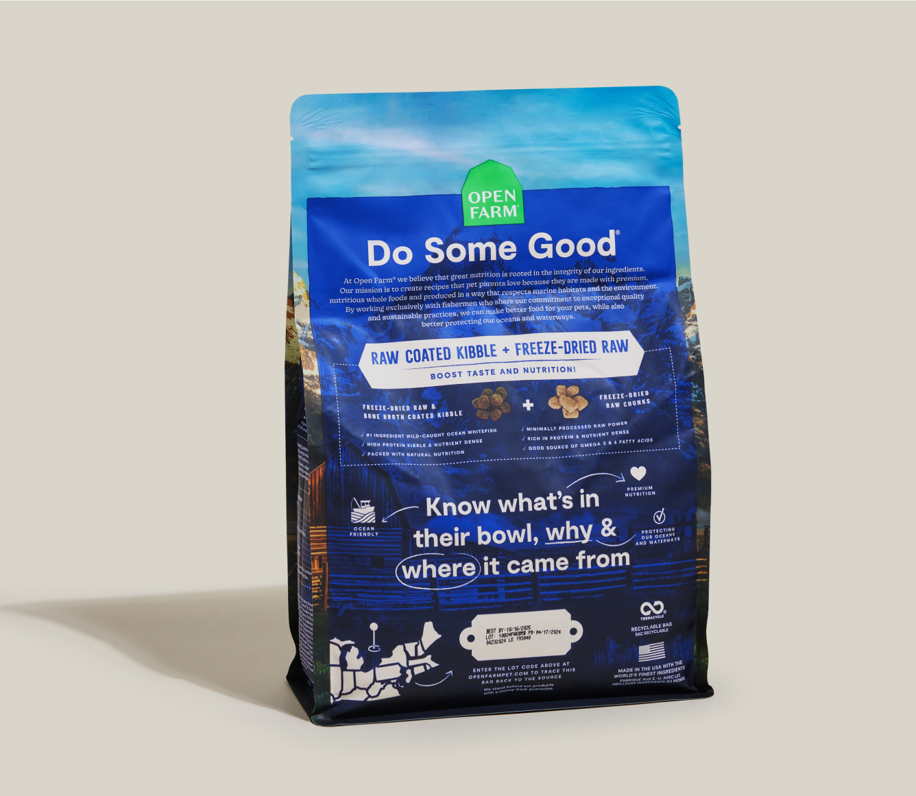 Croquettes pour chiens RawMix Wild Ocean aux céréales anciennes