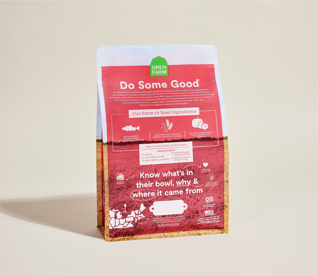 Croquettes pour chiens au saumon sauvage et aux céréales anciennes