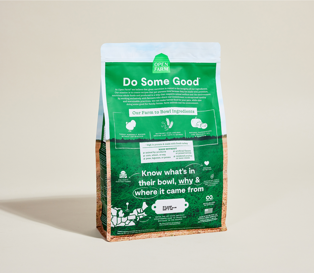 Croquettes pour chien Homestead à la dinde et aux céréales anciennes