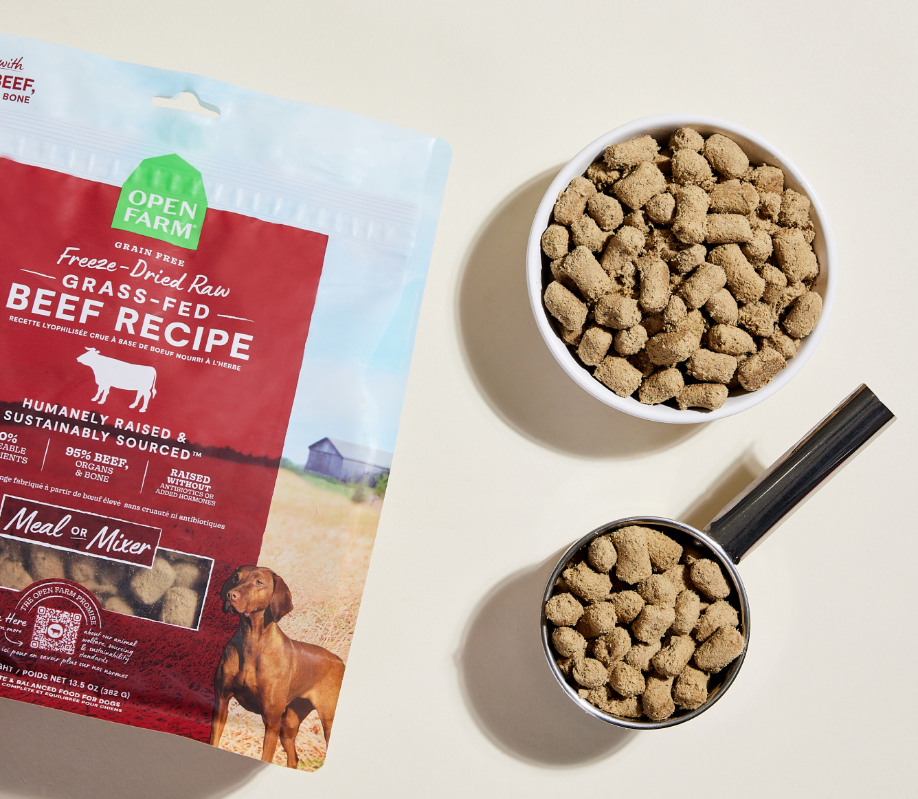 Grass-Fed Beef Freeze Dried Raw Morsels for Dogs
