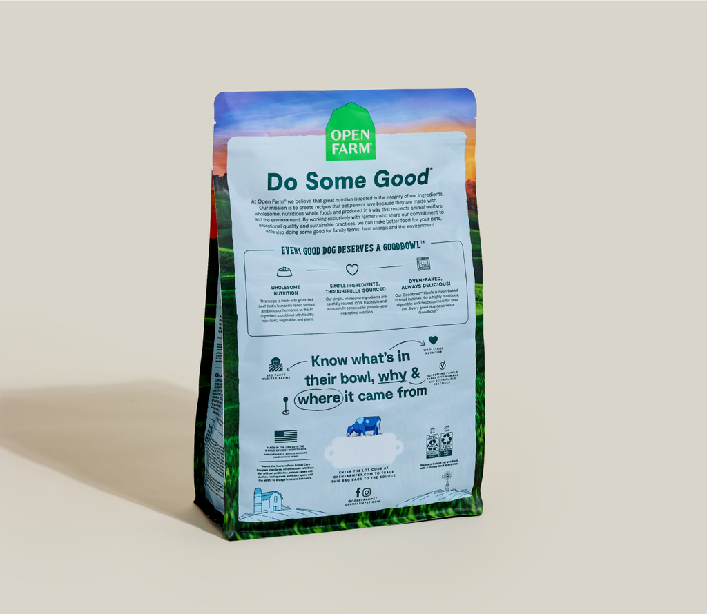 Croquettes pour chiens Goodbowl™ au bœuf nourri à l'herbe et au riz brun