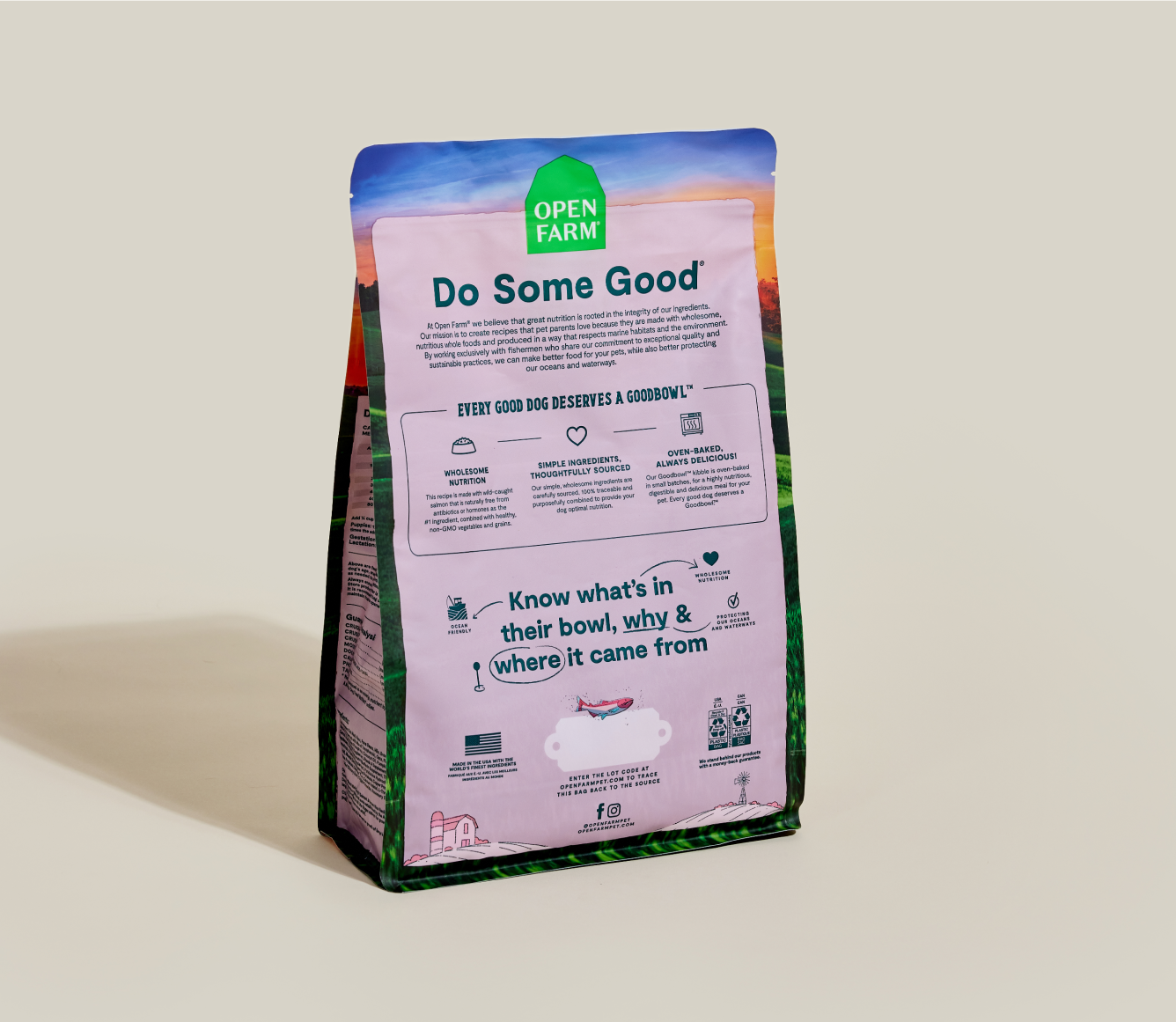 Croquettes pour chiens Goodbowl™ au saumon sauvage et au riz brun