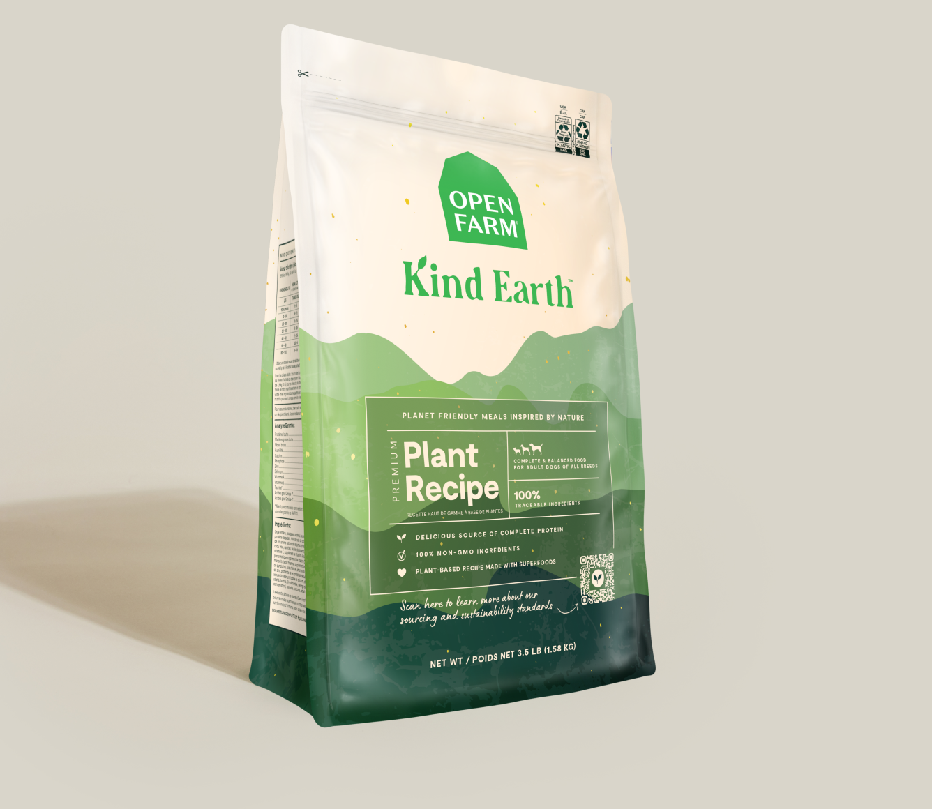 Croquettes pour chiens Kind Earth à base de plantes