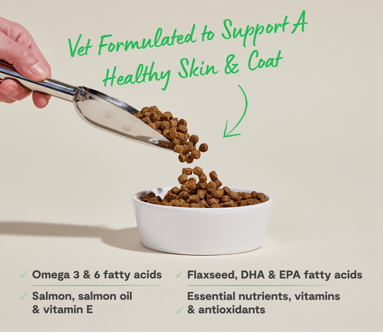 Salmon & Oatmeal Skin & Coat Health Dog Kibble