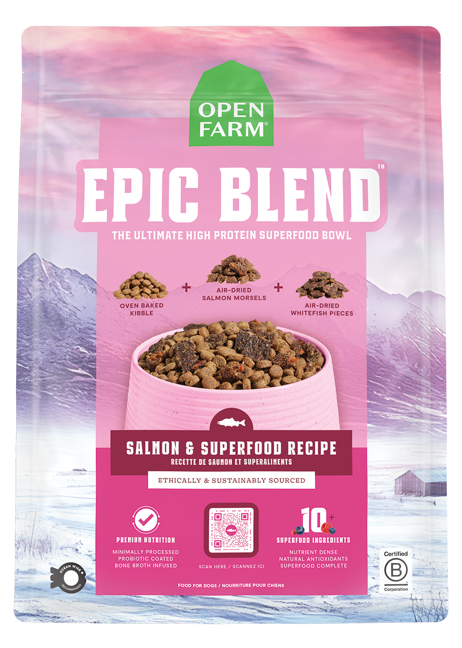 Croquettes Epic Blend Saumon et Superaliments pour chiens