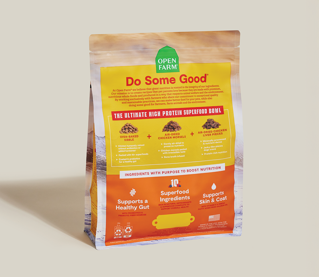 Croquettes Epic Blend au poulet et super-aliments pour chiens