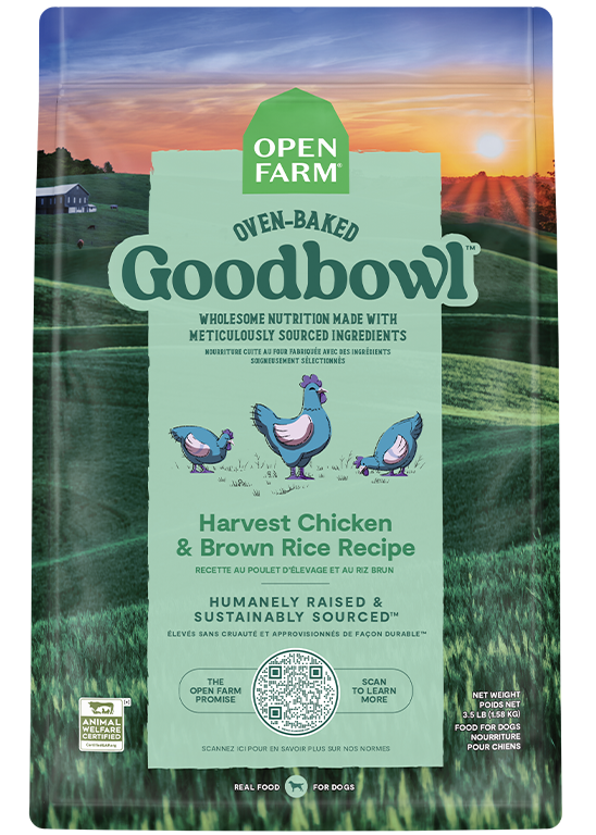 Croquettes pour chiens Goodbowl™ Harvest au poulet et au riz brun