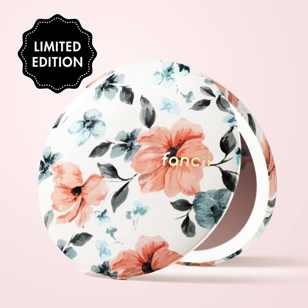 Mini Taylor LED Compact Mirror | Romantic Florals